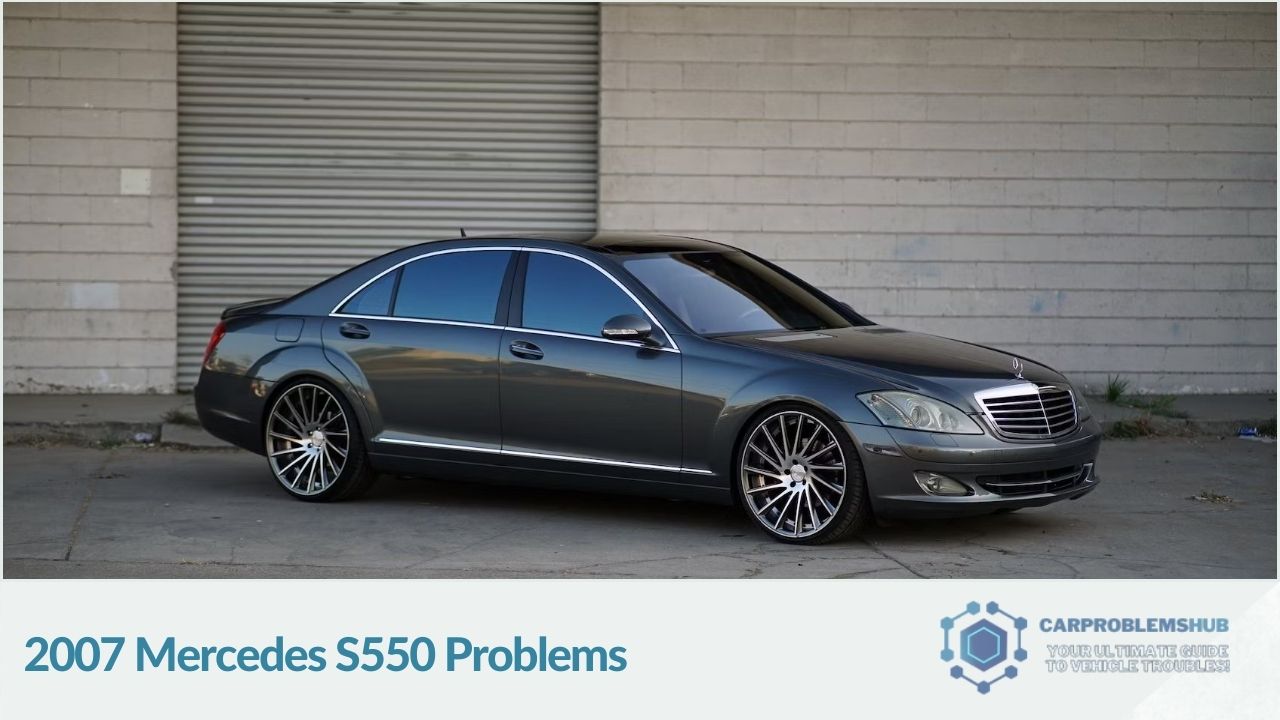 Overview of common issues reported in the 2007 Mercedes S550.