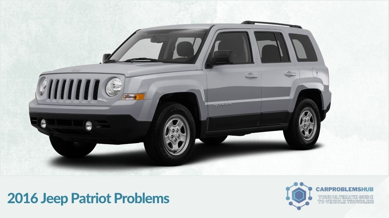 Overview of common issues reported in the 2016 Jeep Patriot.