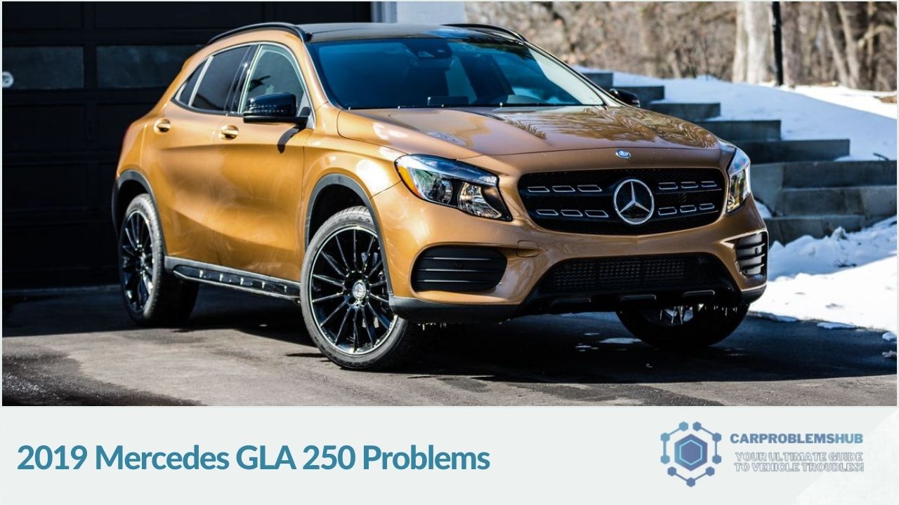 Overview of the main problems identified in the 2019 Mercedes GLA 250.