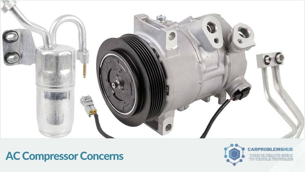 Issues surrounding the AC compressor in the 2016 Jeep Patriot.