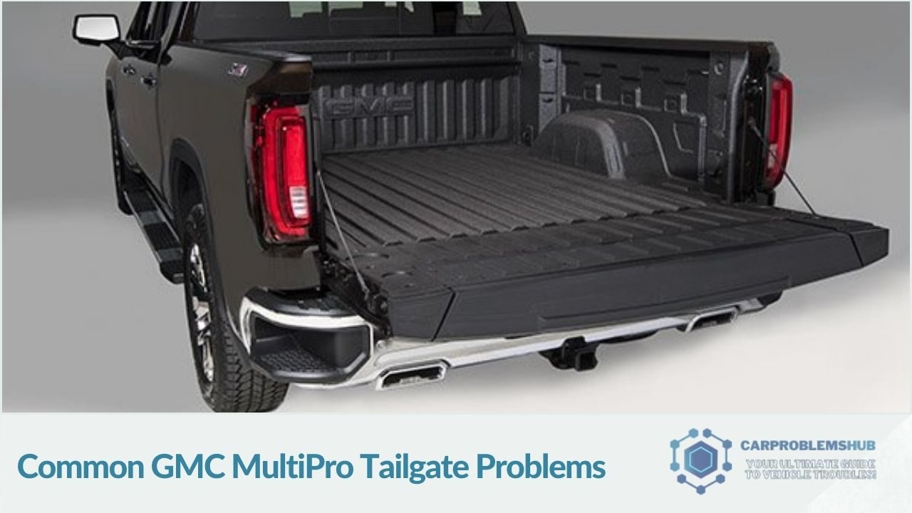 Description of common issues specific to the GMC MultiPro Tailgate.