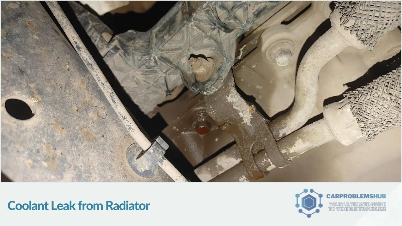 Common occurrences of coolant leaks from the radiator in these engines.