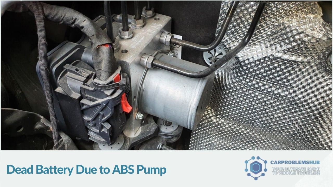 Battery drain issues attributed to ABS pump malfunctions.