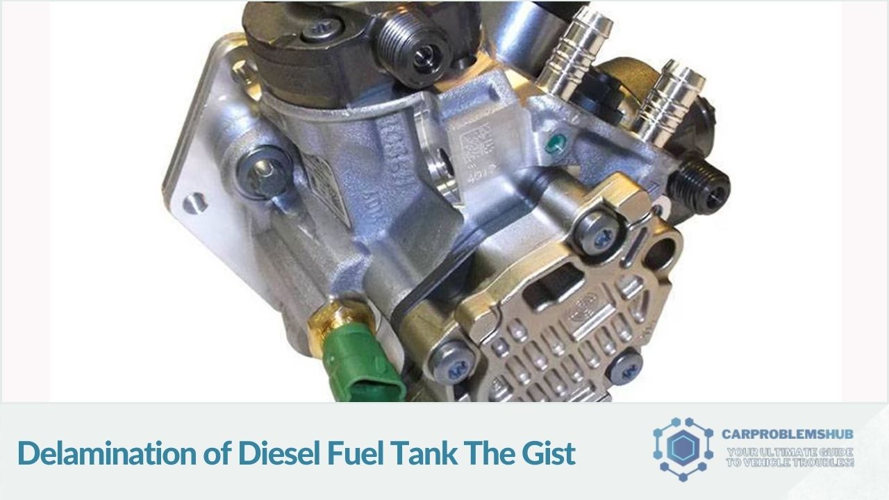 Issues related to the delamination of diesel fuel tanks in Ford 6.7 diesel engines.