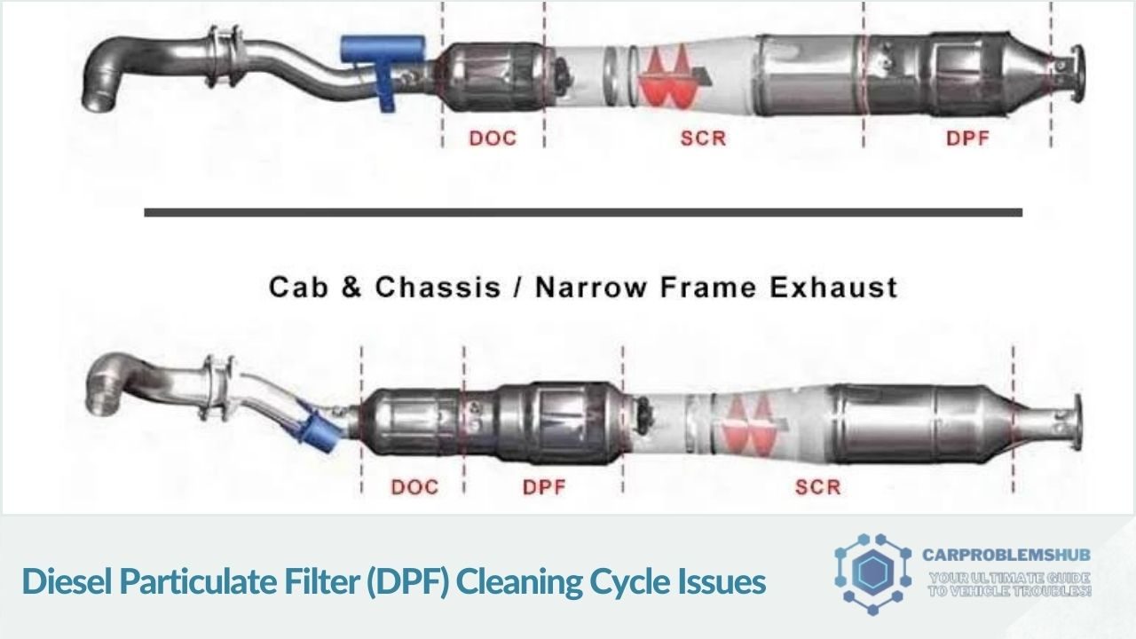 Challenges with the DPF cleaning cycle in Ford 6.7 diesel engines.