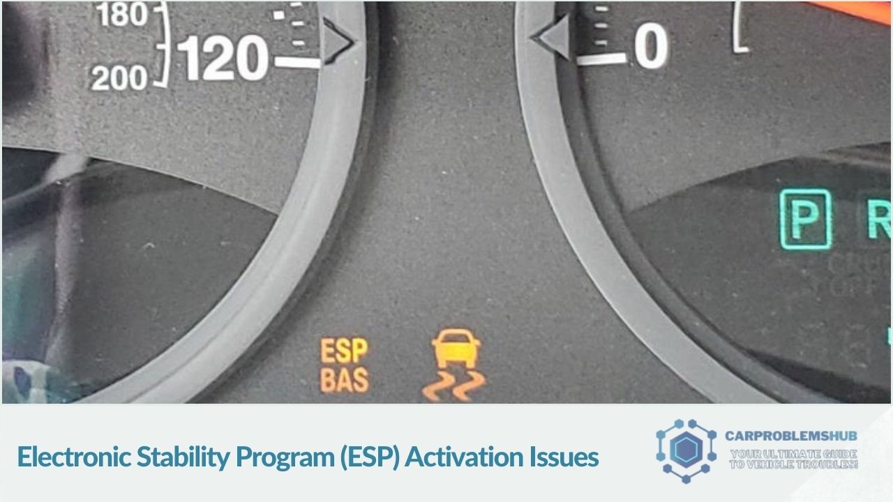 Problems with the ESP activation in the 2016 Jeep Patriot.