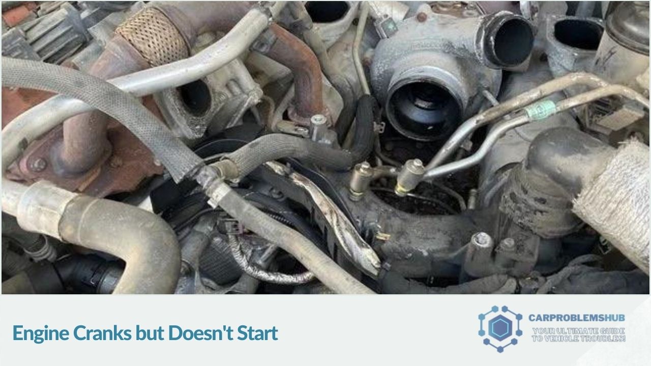 Situations where the engine cranks but fails to start in Ford 6.7 diesels.