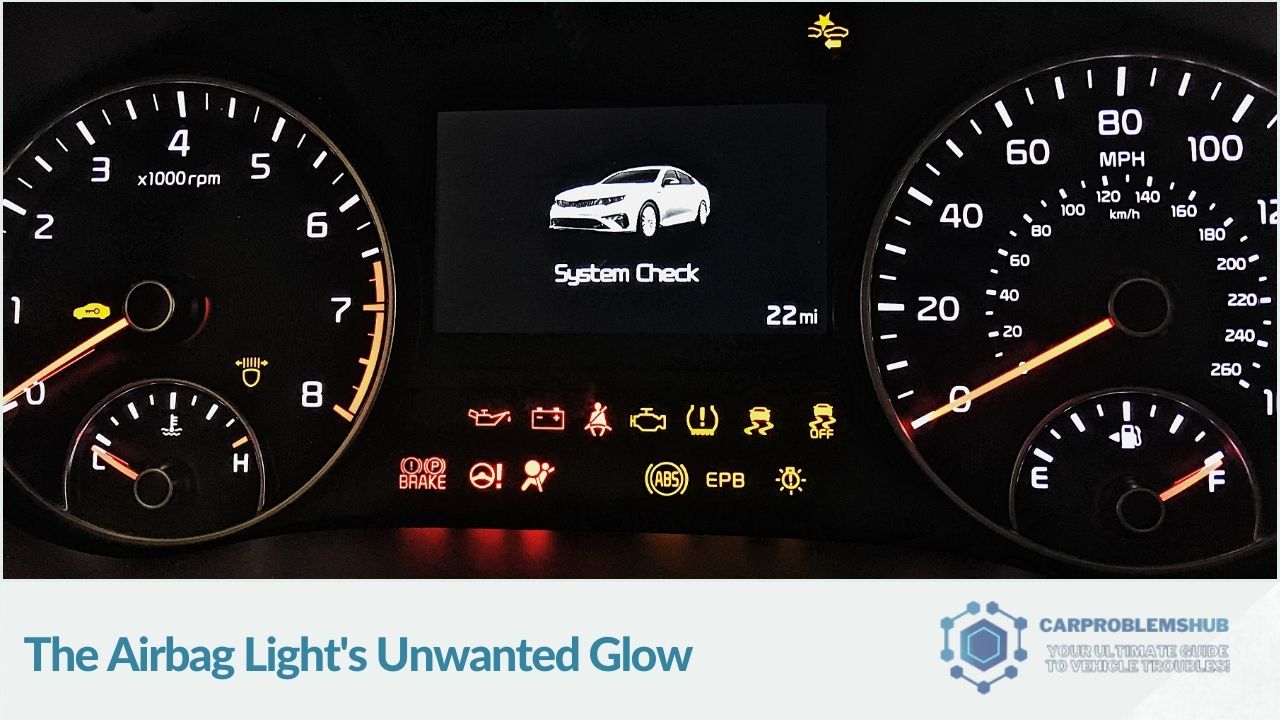 Common occurrences of the airbag warning light illuminating in the Kia Sorento.
