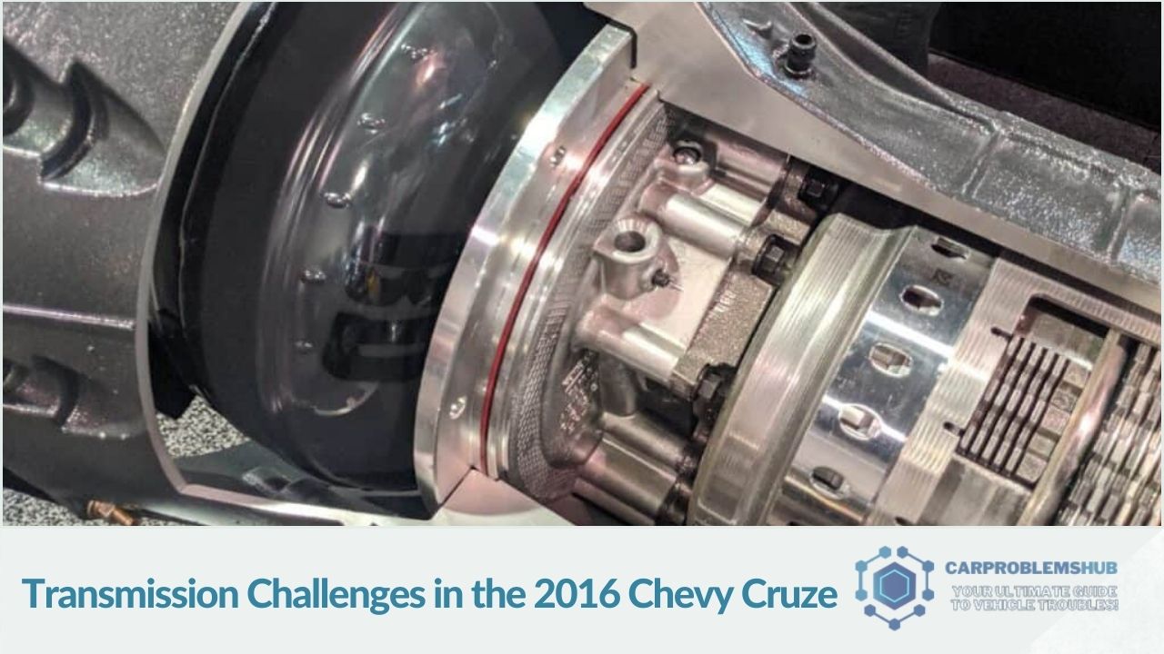 Description of transmission-related problems in the 2016 Chevy Cruze.