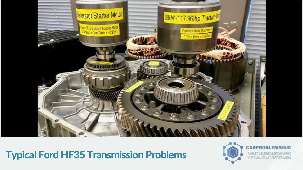 Description of frequent malfunctions found in Ford HF35 transmissions.