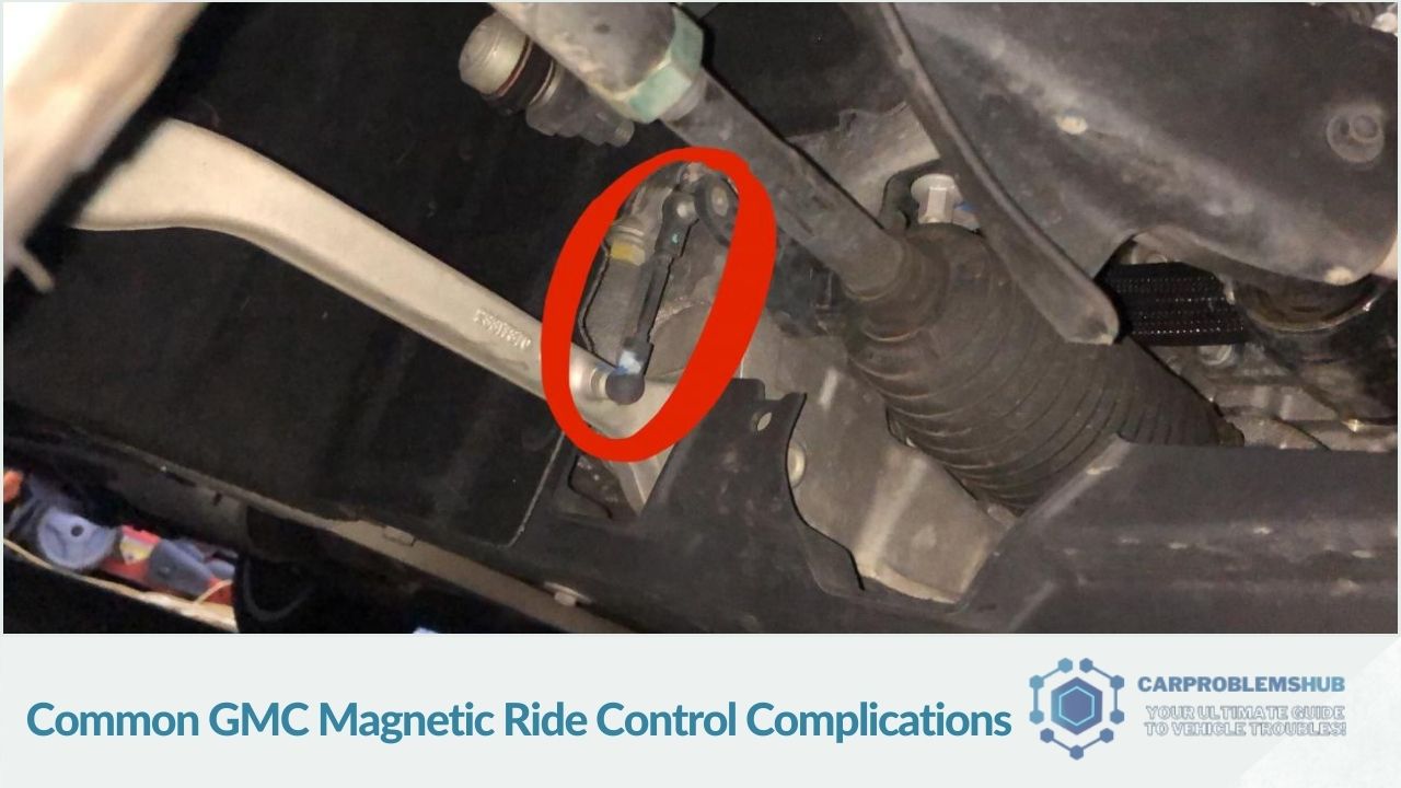 Description of typical complications in GMC's Magnetic Ride Control system.