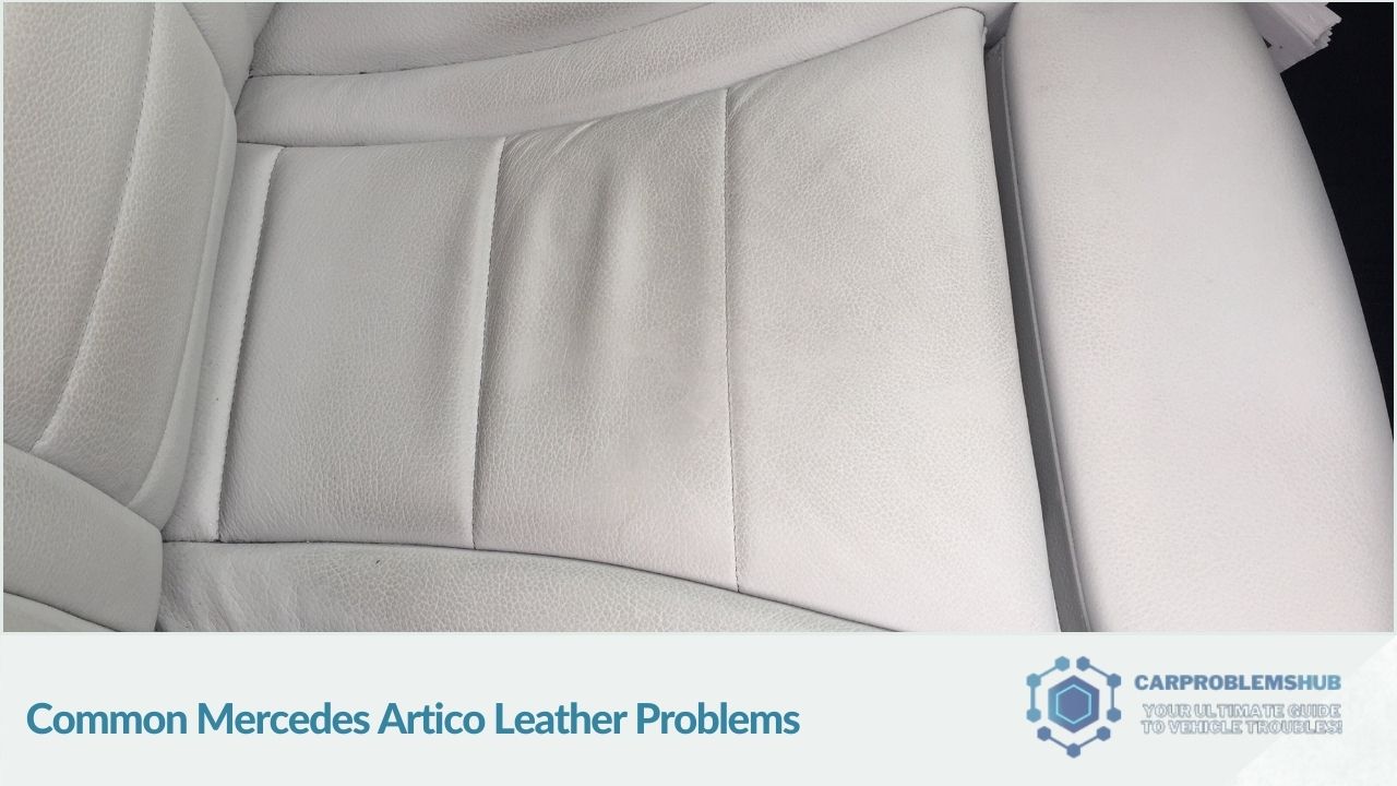 Overview of typical issues encountered with Artico leather in Mercedes vehicles.