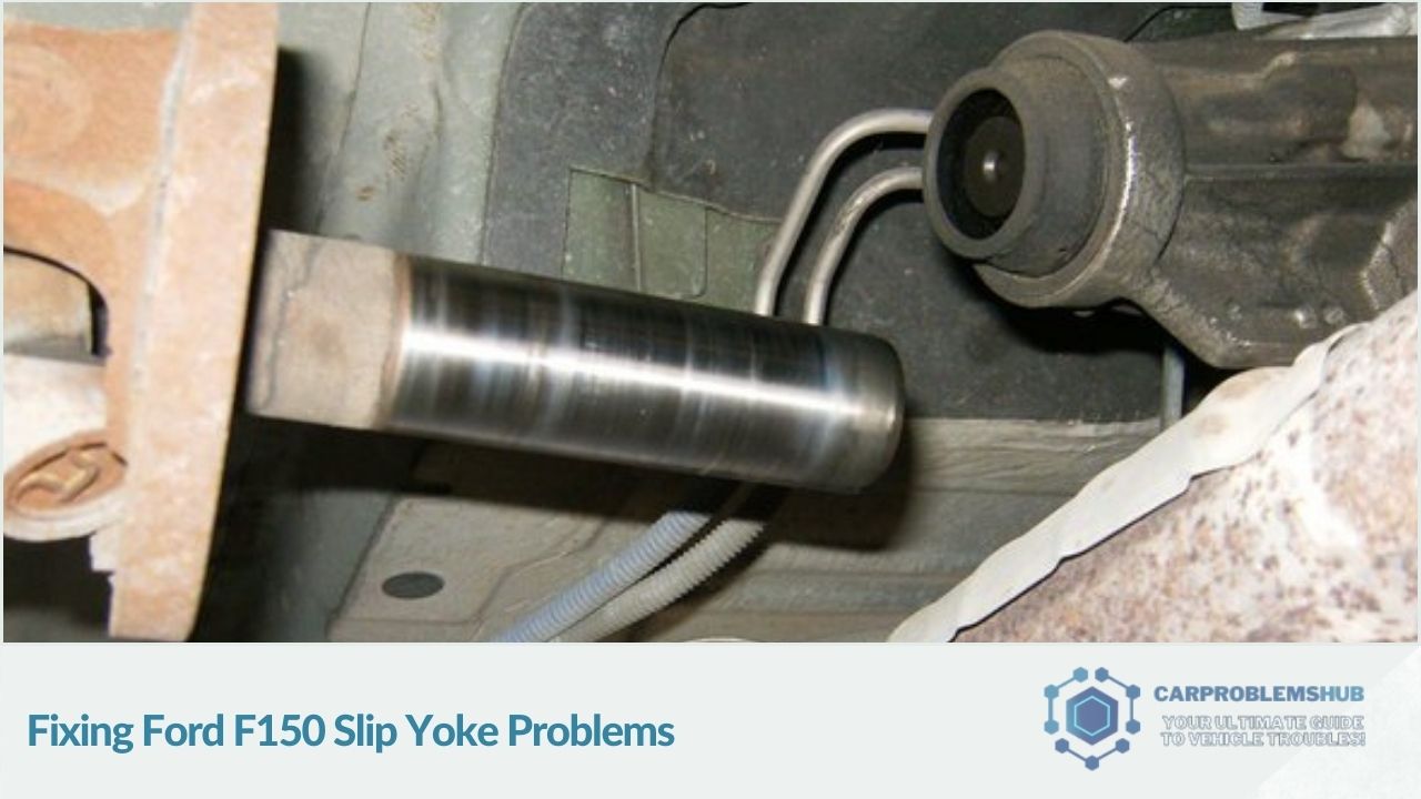 Solutions and repair techniques for resolving slip yoke problems in the F150.