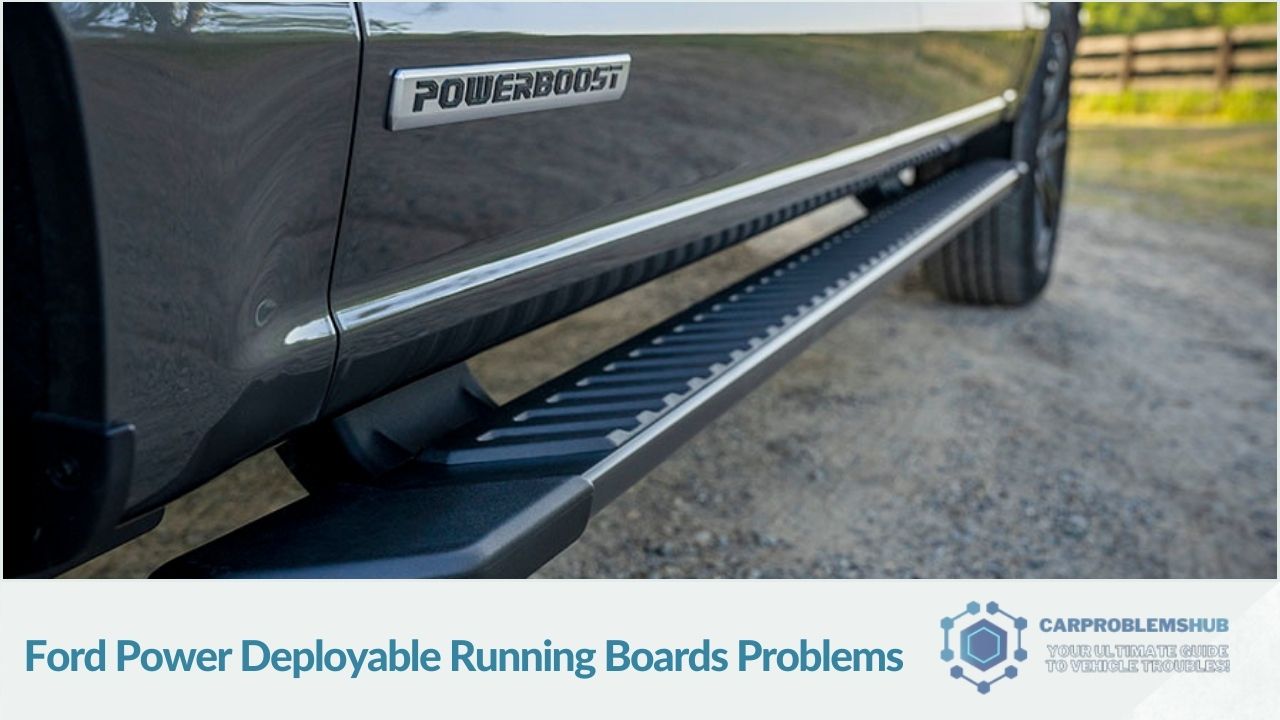 Common issues with Ford's power deployable running boards.