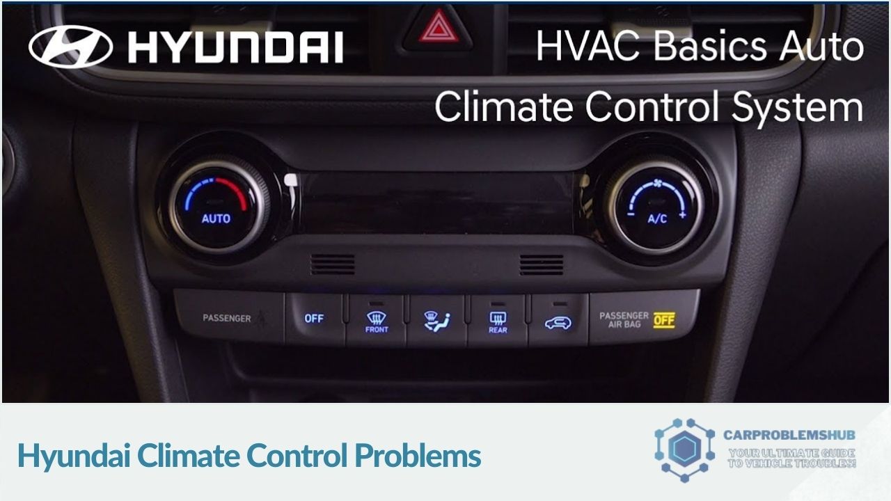 Hyundai Climate Control Problems