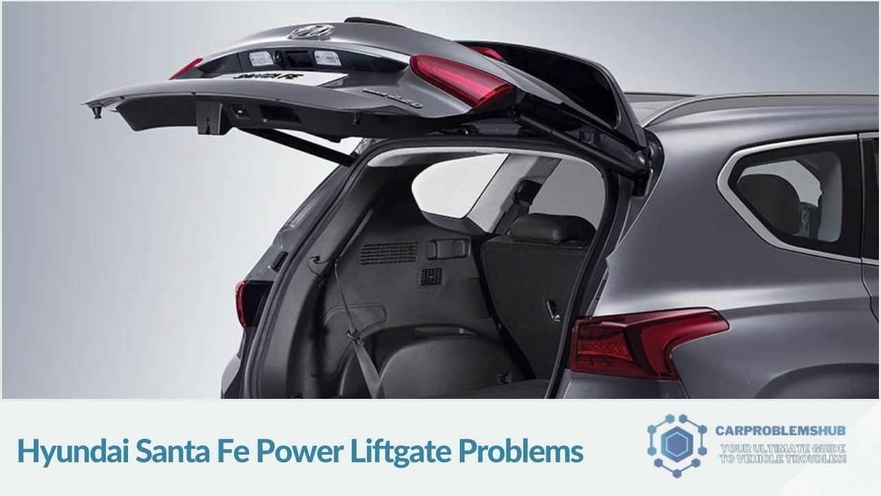 Overview of issues affecting the power liftgate in Hyundai Santa Fe.