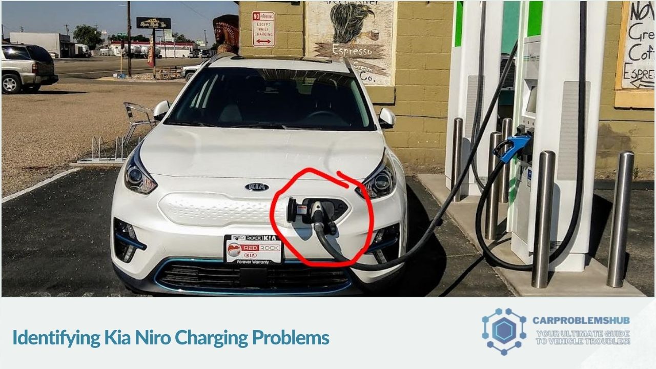 Methods to detect and diagnose charging problems in Kia Niro EVs.