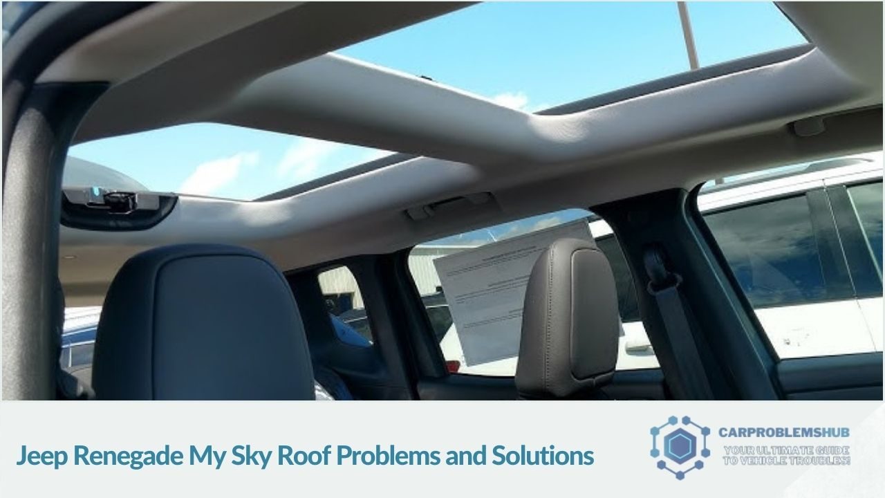 Overview of common issues and fixes for the My Sky roof system in Jeep Renegades.