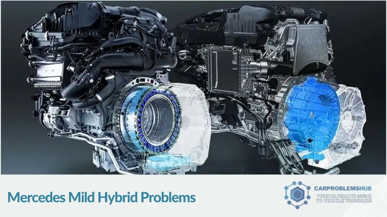 Common problems found in Mercedes vehicles with mild hybrid systems.