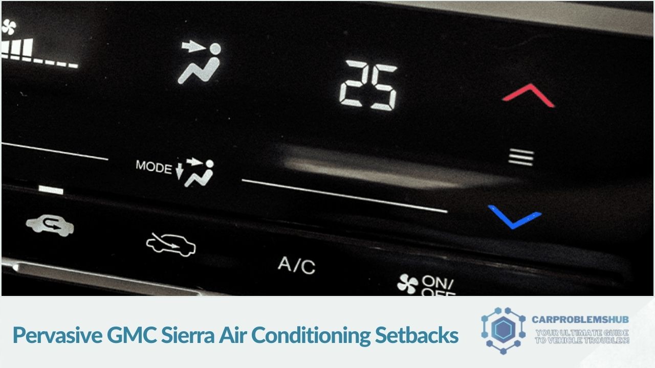 Overview of widespread air conditioning problems in GMC Sierra models.