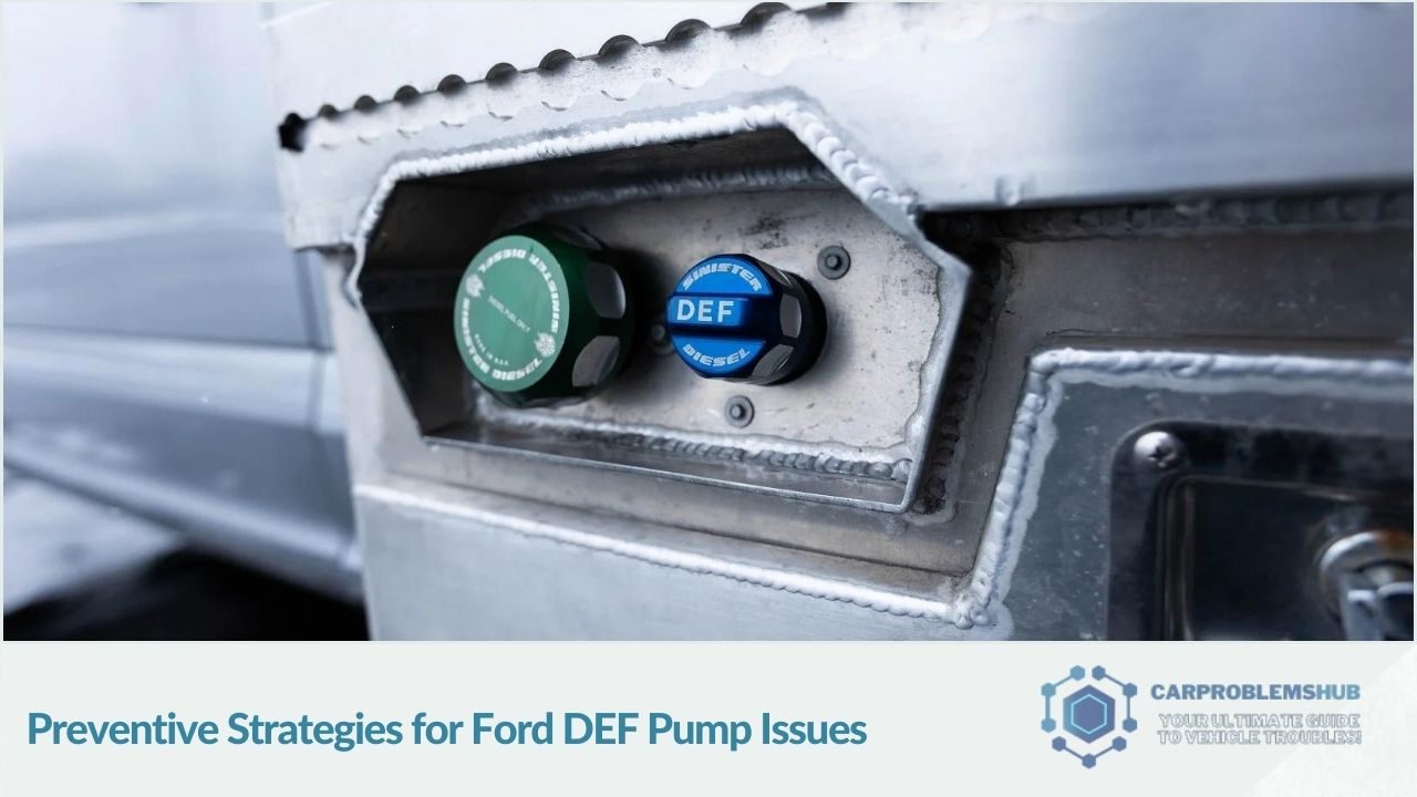 Recommendations and practices to help prevent issues with Ford DEF pumps.