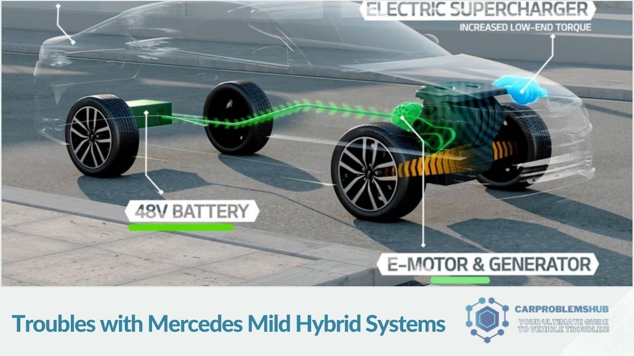 Specific issues and challenges with Mercedes' mild hybrid technology.