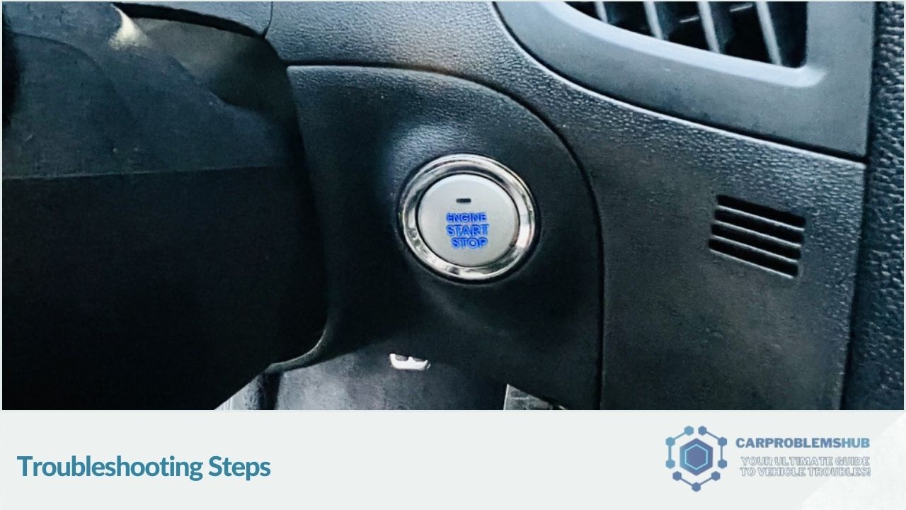 Step-by-step guide for diagnosing push button start issues in Hyundai Genesis.