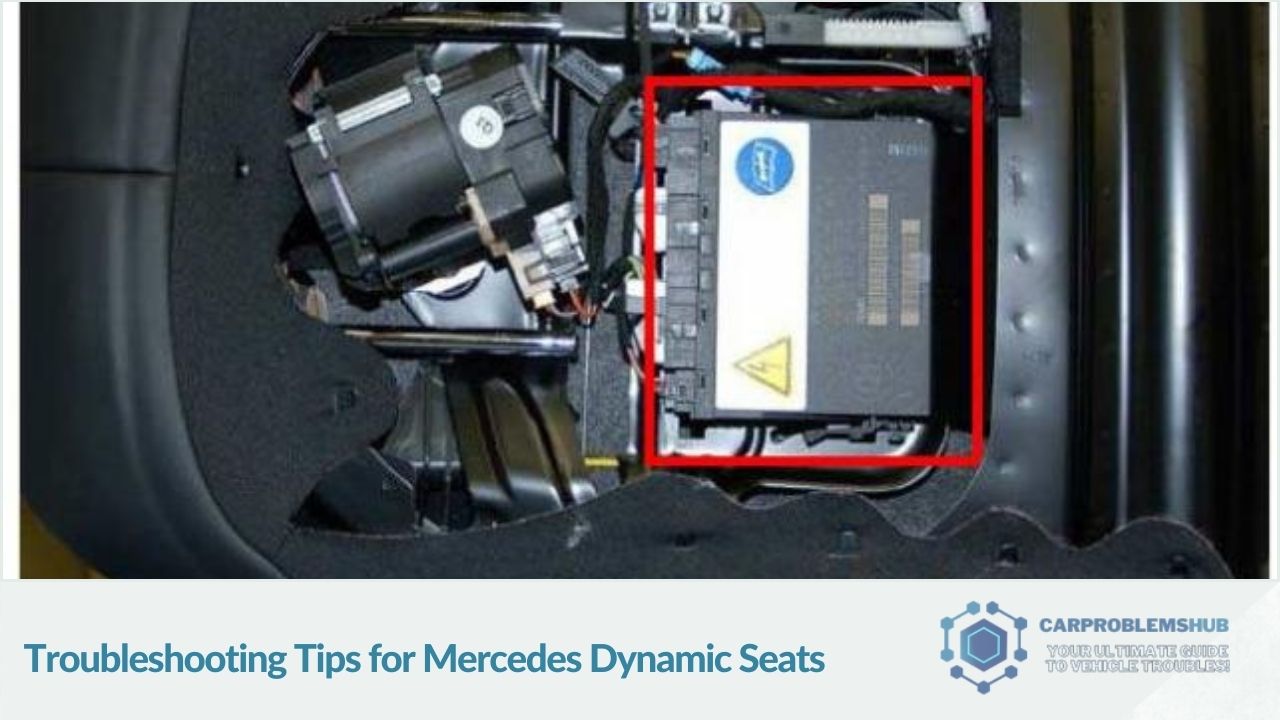 Strategies and methods for diagnosing and resolving issues in dynamic seats.