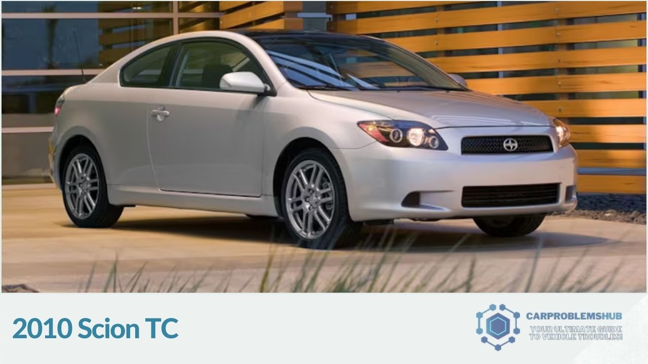 Cautioning about the 2010 version of the Scion TC.