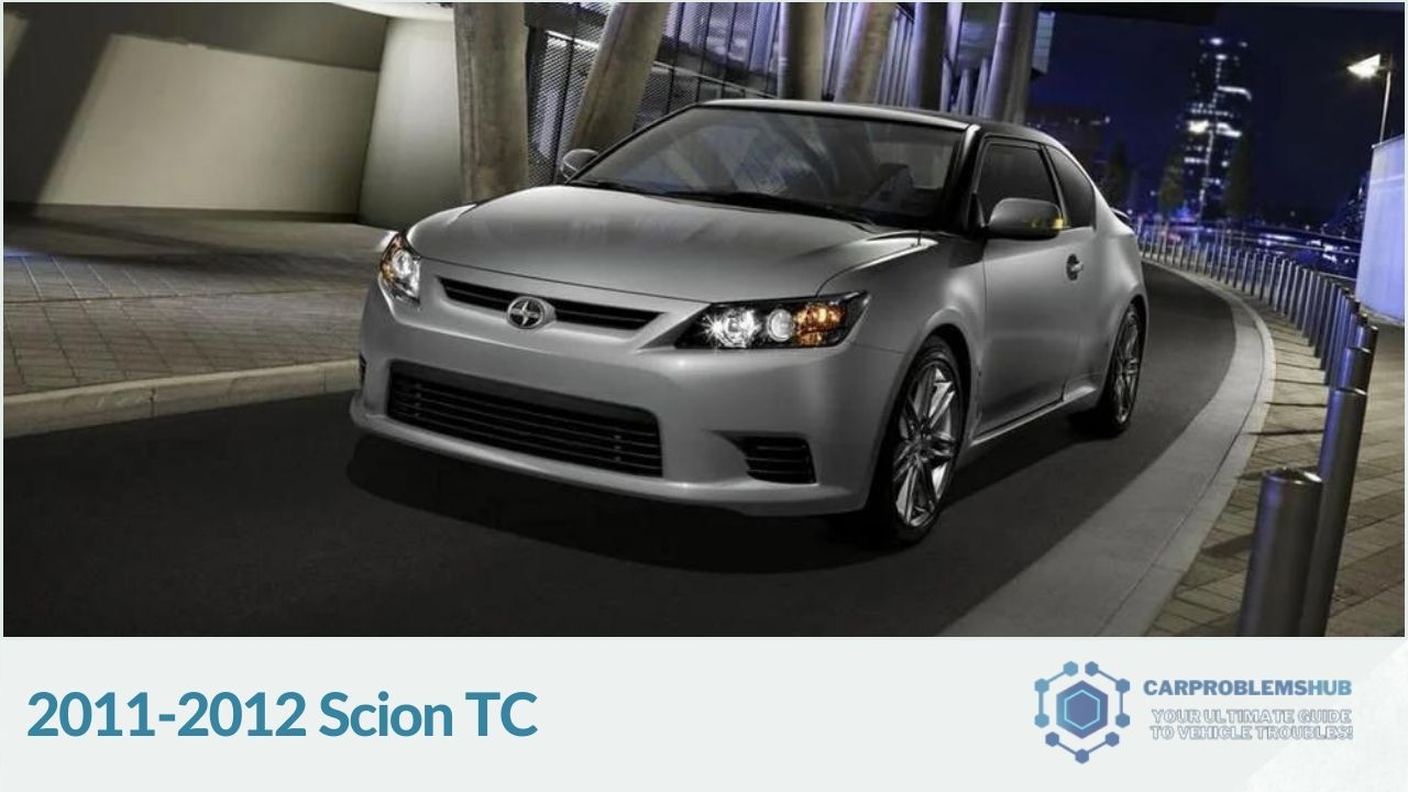 Endorsing the 2011-2012 models of the Scion TC.