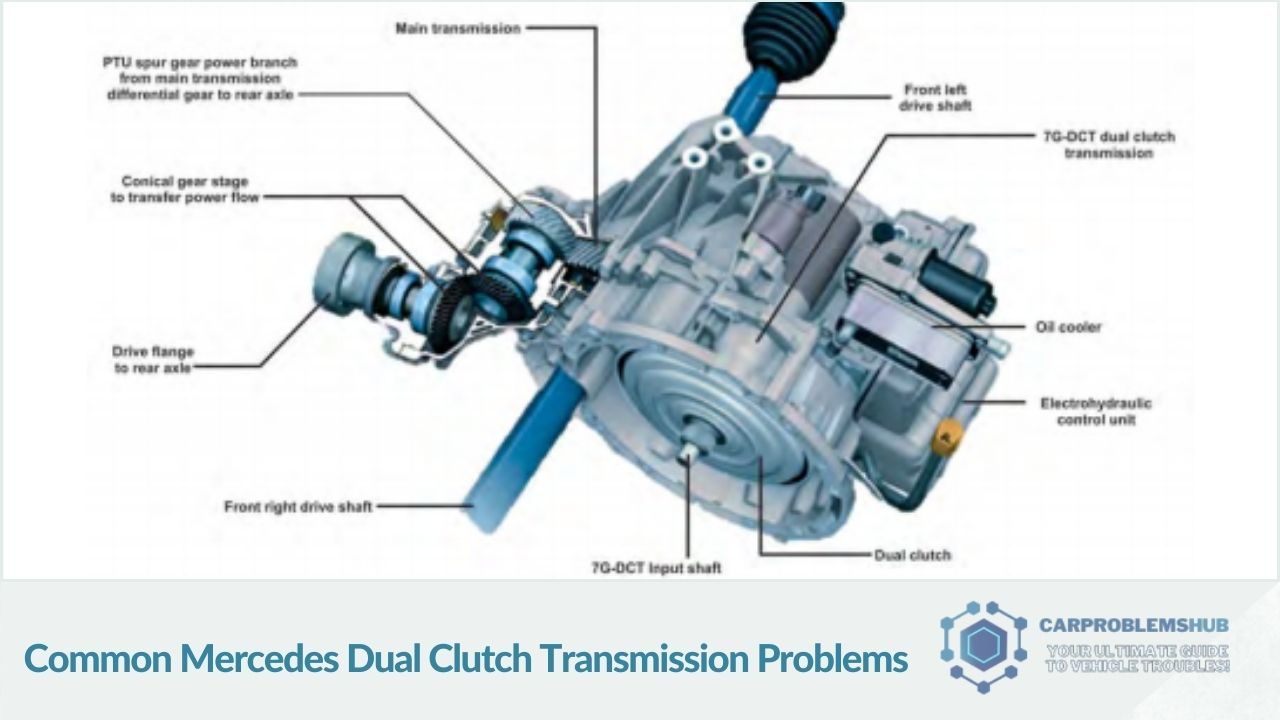 A summary of frequent issues experienced with Mercedes dual clutch transmissions.