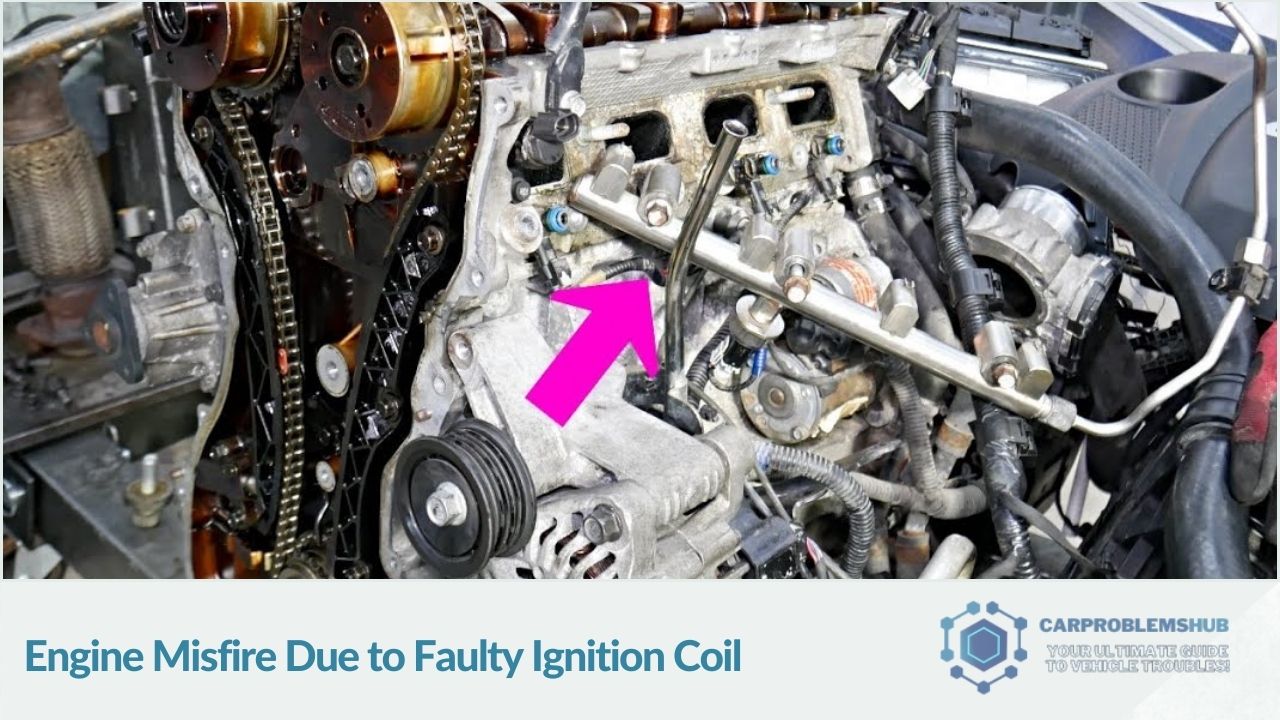 Engine misfiring problems caused by defective ignition coils in the 2014 Kia Sorento.