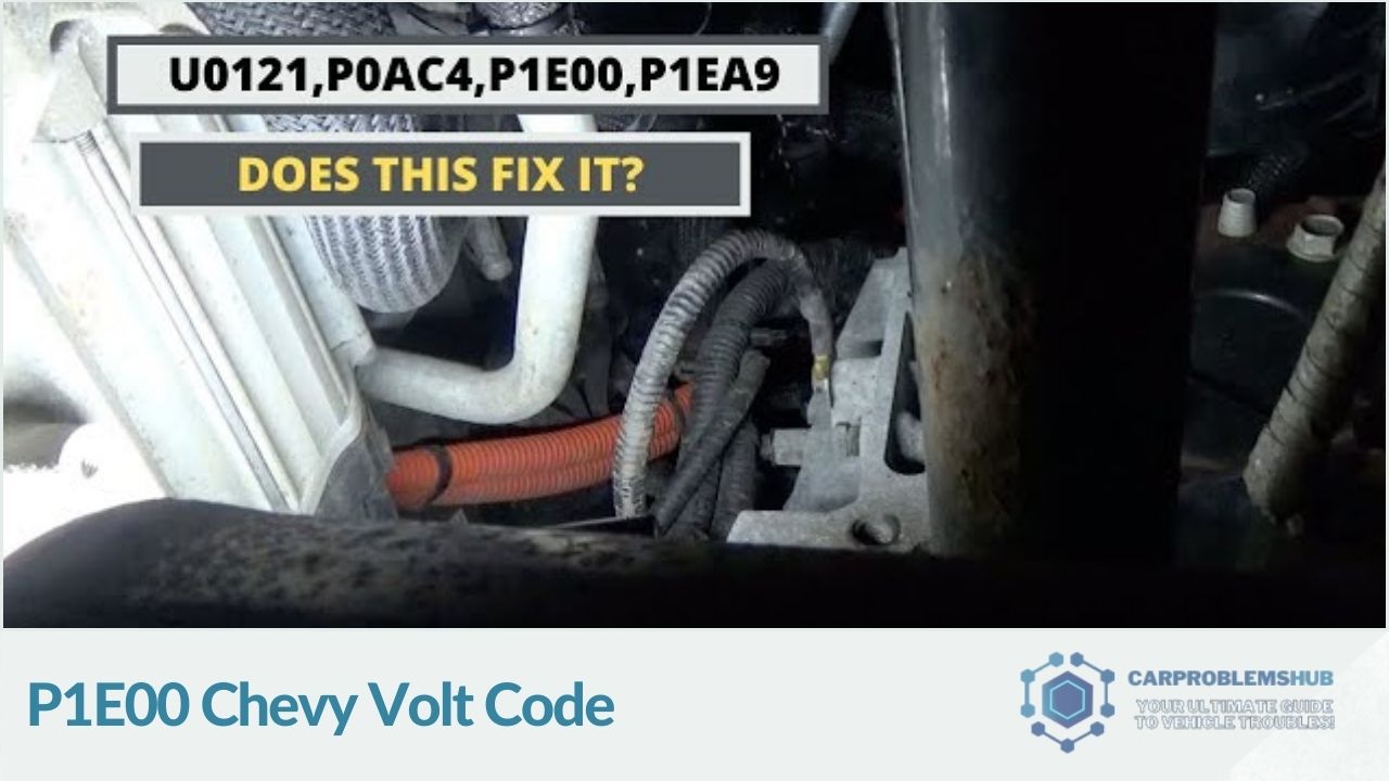 P1E00 Chevy Volt Code: Causes, Costs and Repair