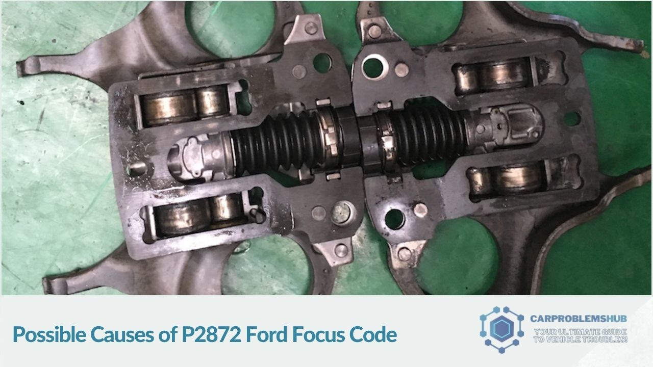 Identification of factors leading to the P2872 code in Ford Focus vehicles.