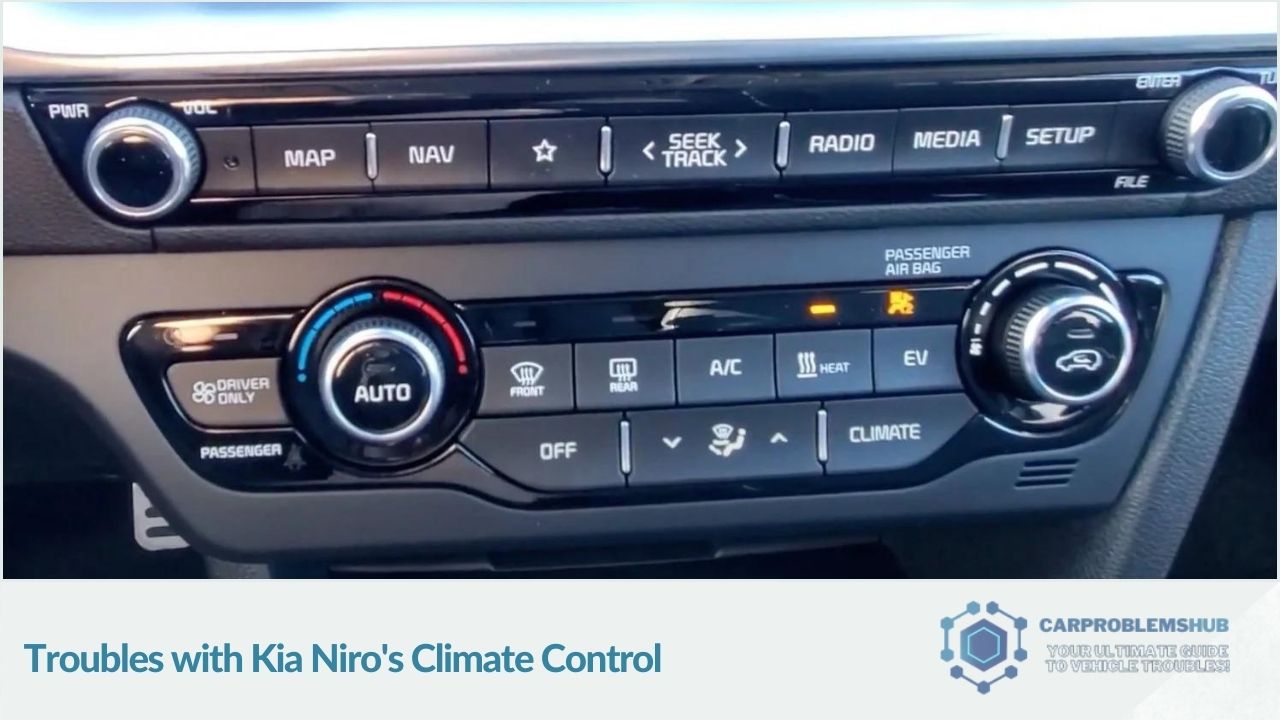 Overview of common issues encountered with Kia Niro's climate control system.