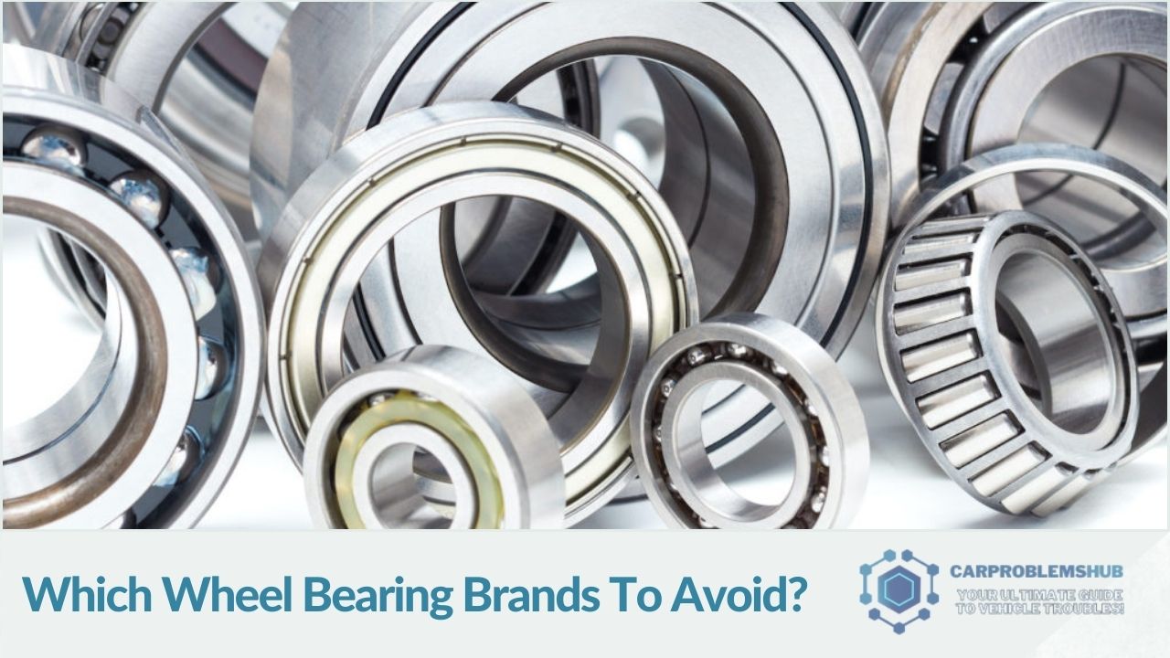 Information on wheel bearing brands that are generally considered unreliable or of lower quality.