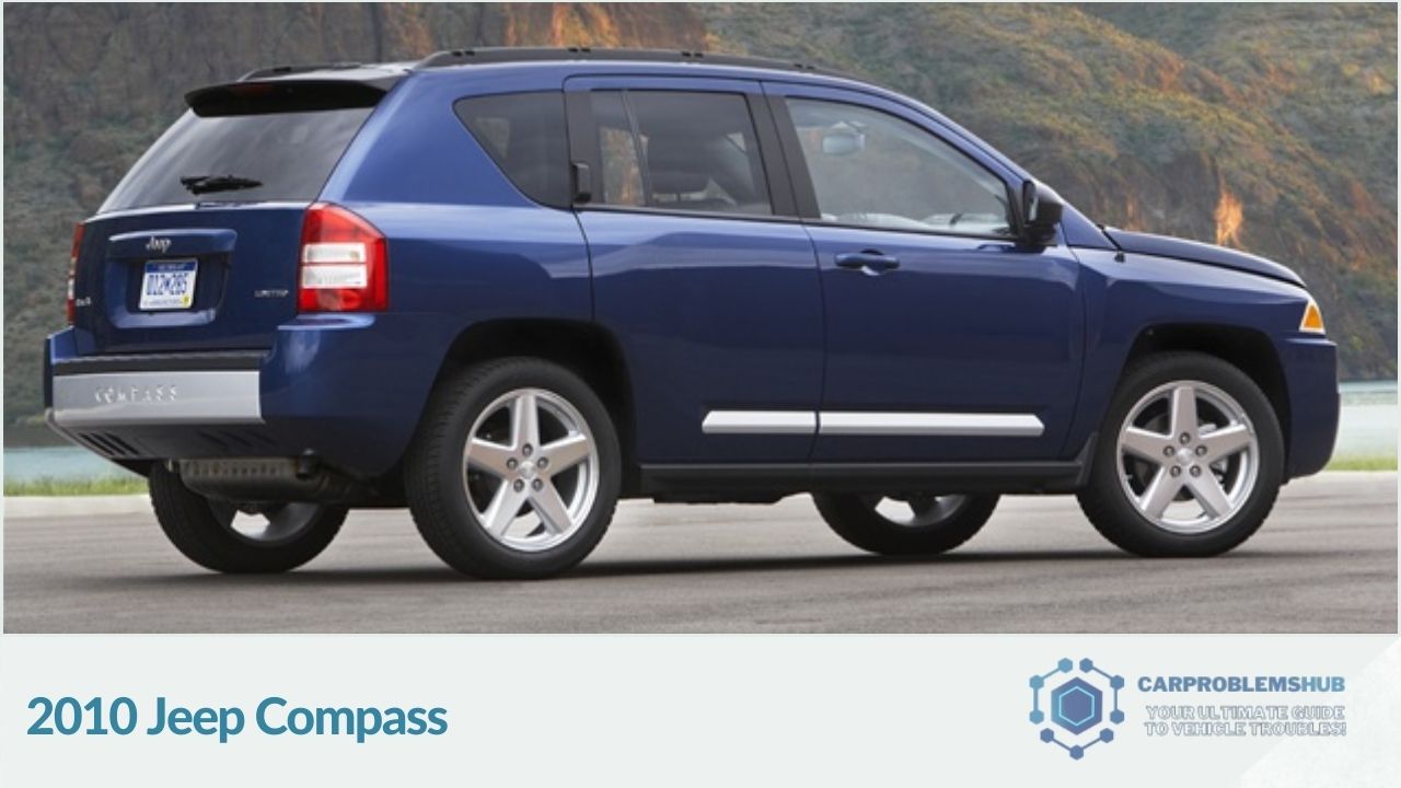 Description of prevalent problems encountered in the 2010 Jeep Compass.
