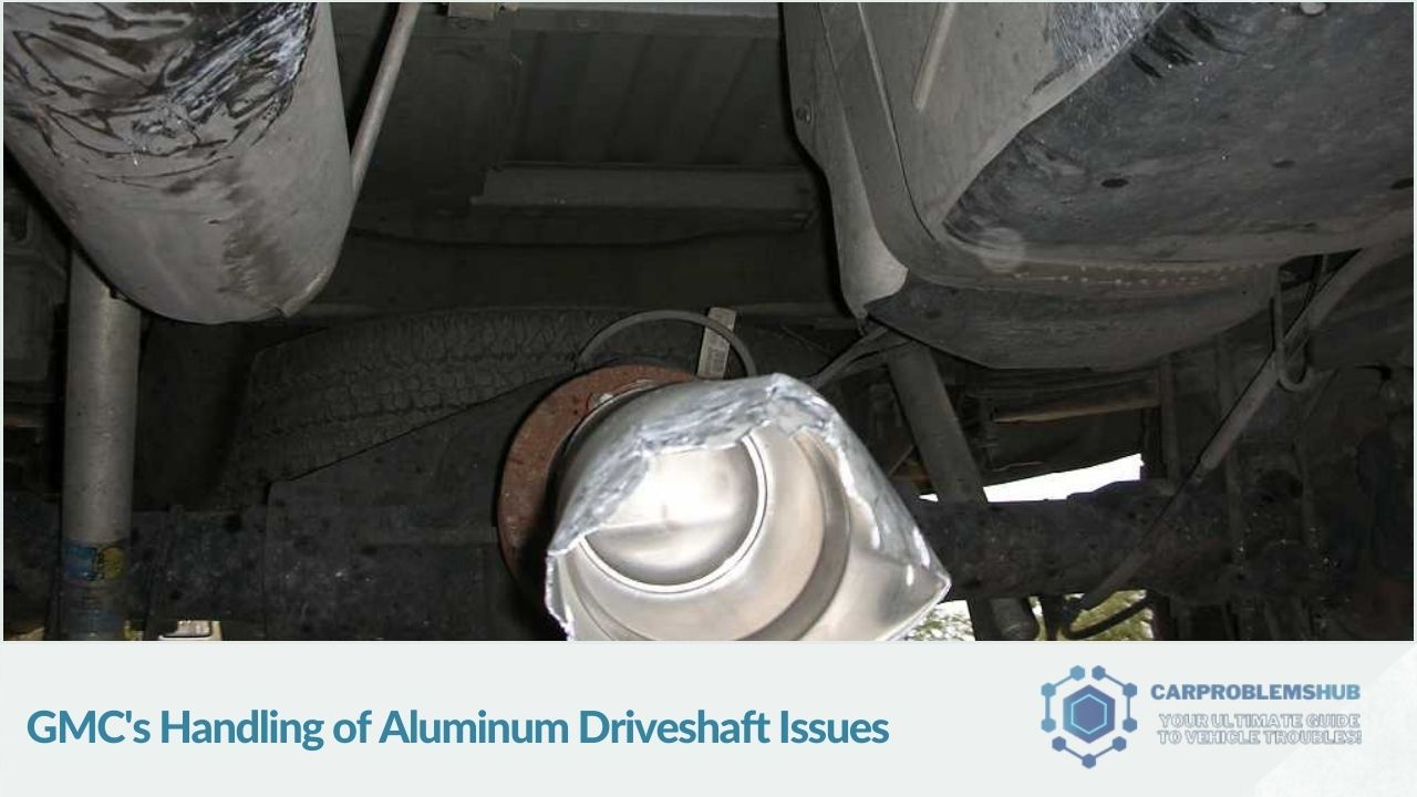Analysis of how GMC addressed and managed the aluminum driveshaft problems.