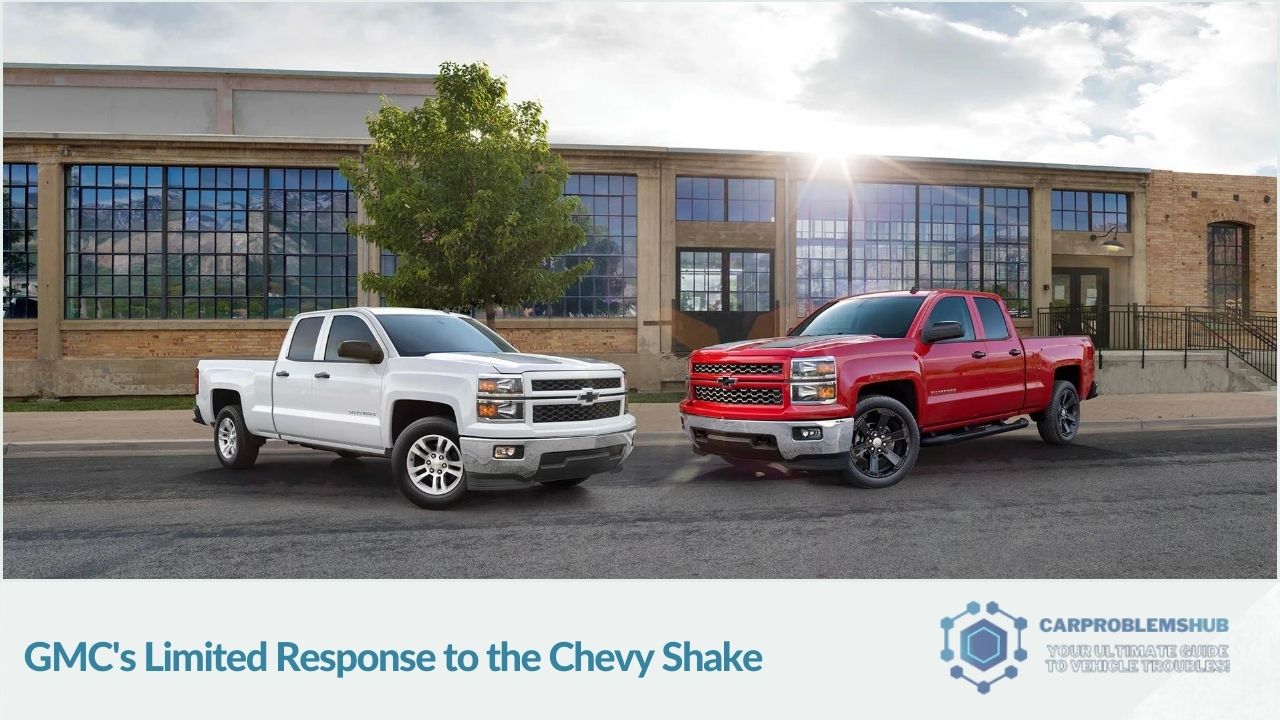 Overview of GMC's response to the Chevy Shake issue, highlighting its limitations.
