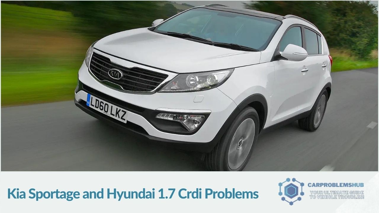 Overview of common issues found in Kia Sportage and Hyundai 1.7 CRDi engines.